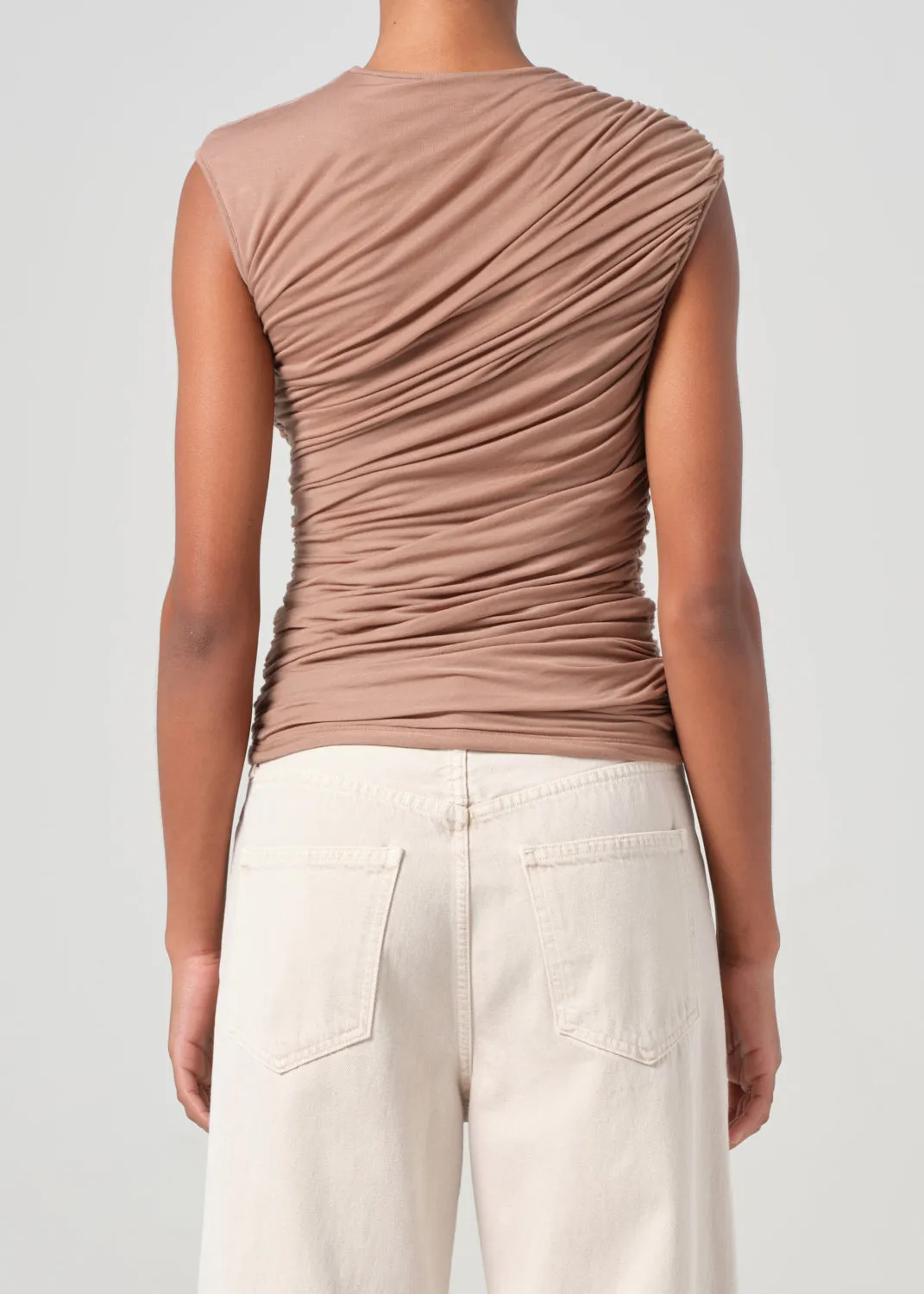 Ester Tank in Moth sold by Agolde product image thumbnail 3