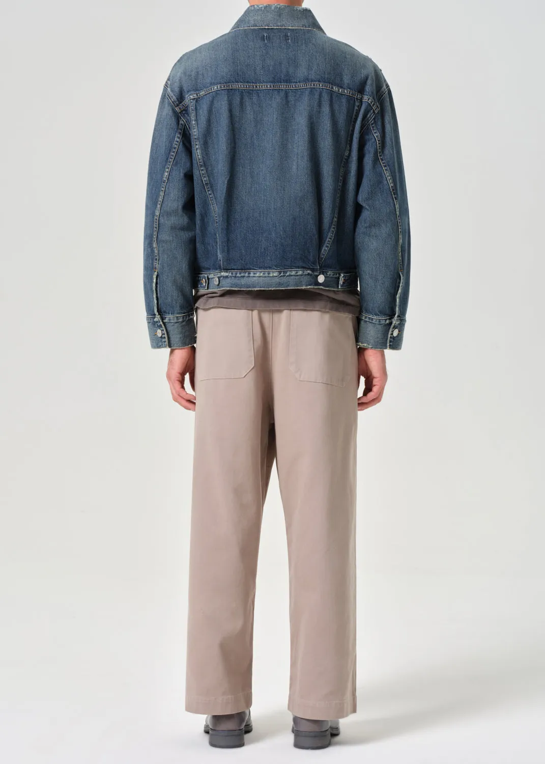 Gaius Chino in Oyster sold by Agolde product image thumbnail 3