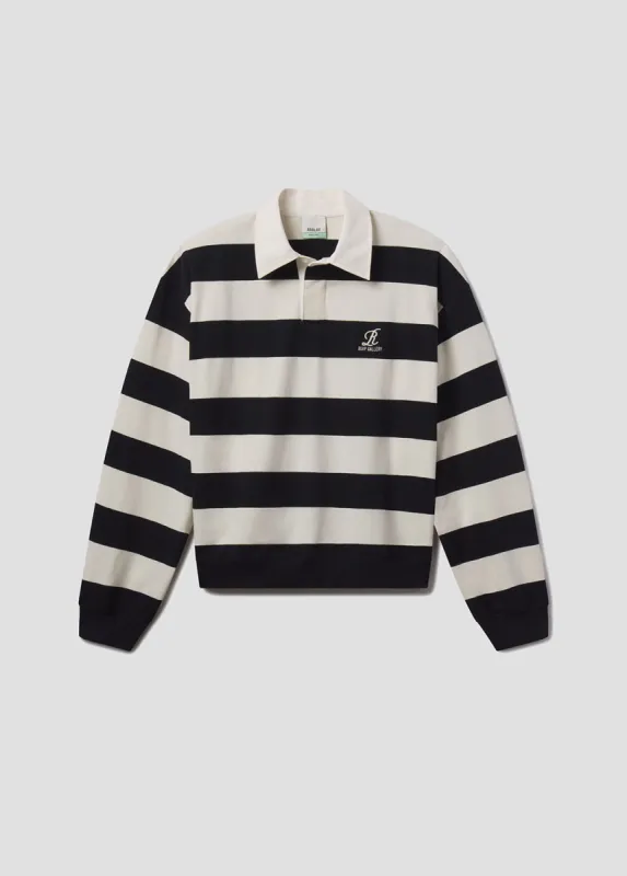 AGOLDE / RSVP Rugby in Black / Cream made by Agolde