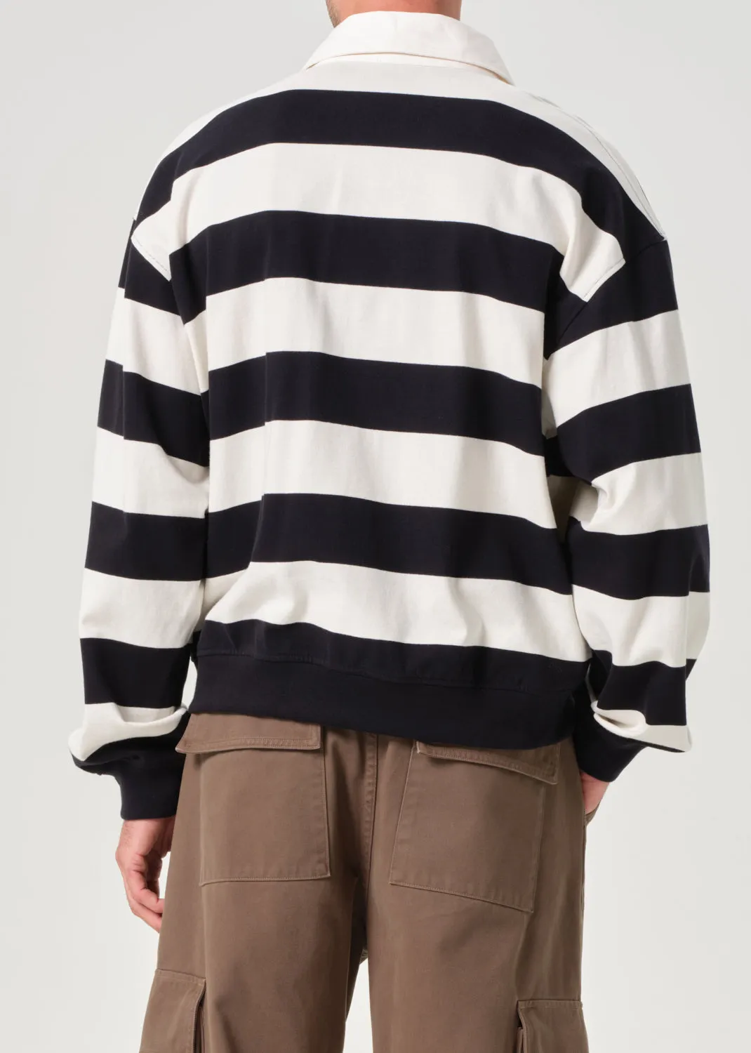AGOLDE / RSVP Rugby in Black / Cream sold by Agolde product image thumbnail 3