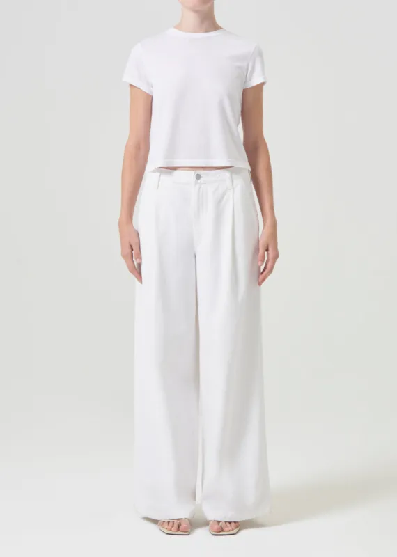 Ellis Trouser in Milkshake sold by Agolde