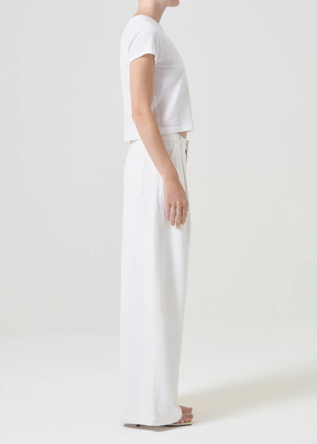 Ellis Trouser in Milkshake sold by Agolde product image thumbnail 3