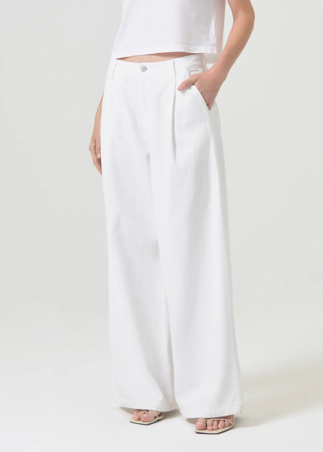 Ellis Trouser in Milkshake sold by Agolde product image thumbnail 4