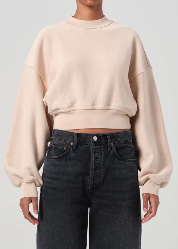 Kit Sweatshirt in Wafer sold by Agolde