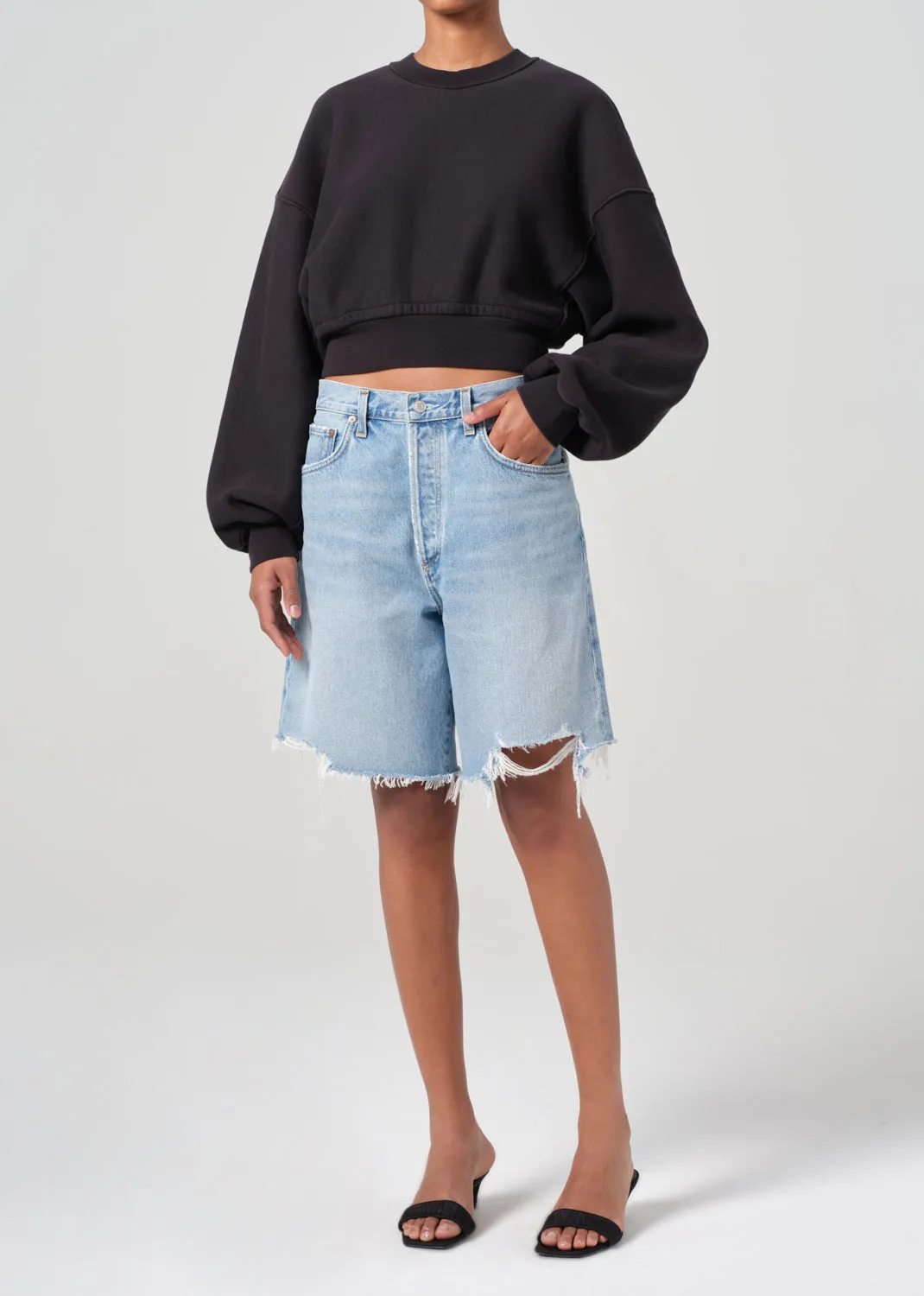 Kit Sweatshirt in Washed Black sold by Agolde product image thumbnail 3