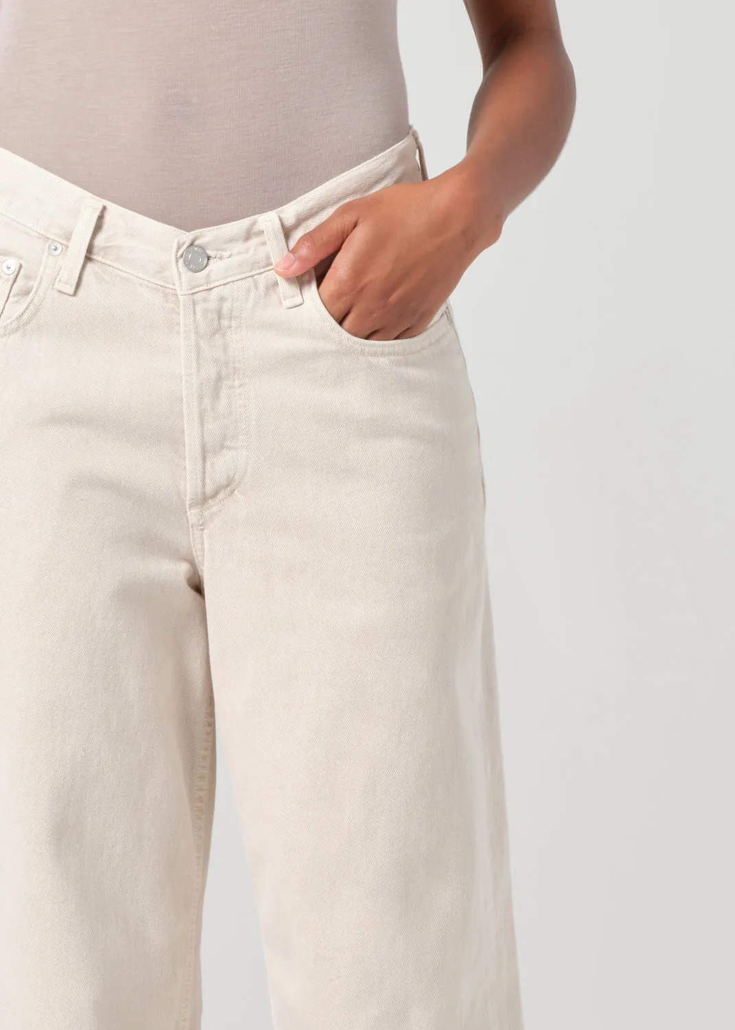 V-Waist Baggy in Scone sold by Agolde product image thumbnail 5