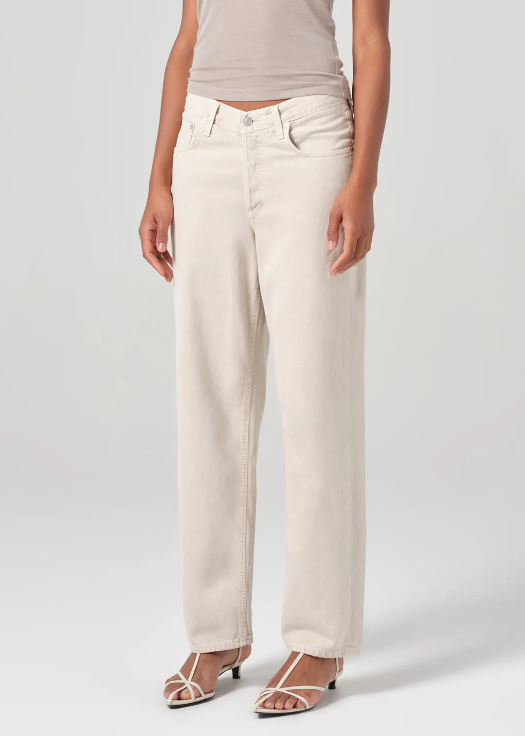 V-Waist Baggy in Scone sold by Agolde product image thumbnail 4