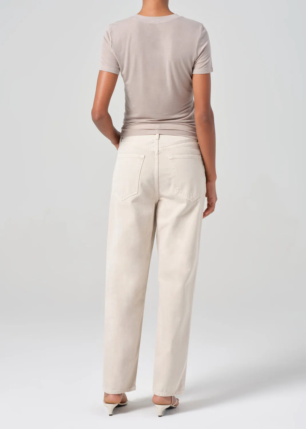 V-Waist Baggy in Scone sold by Agolde product image thumbnail 2