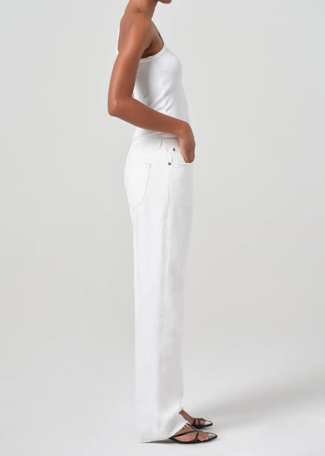 Kelly Jean in Milkshake sold by Agolde product image thumbnail 3