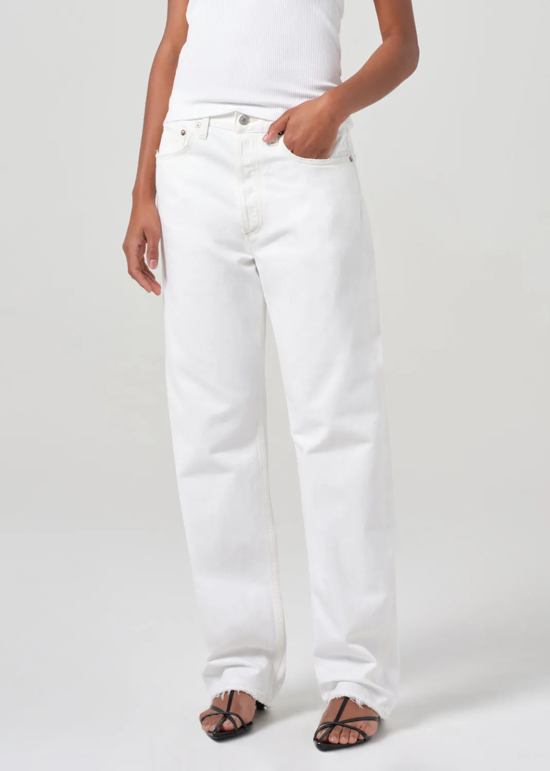 Kelly Jean in Milkshake sold by Agolde product image thumbnail 4