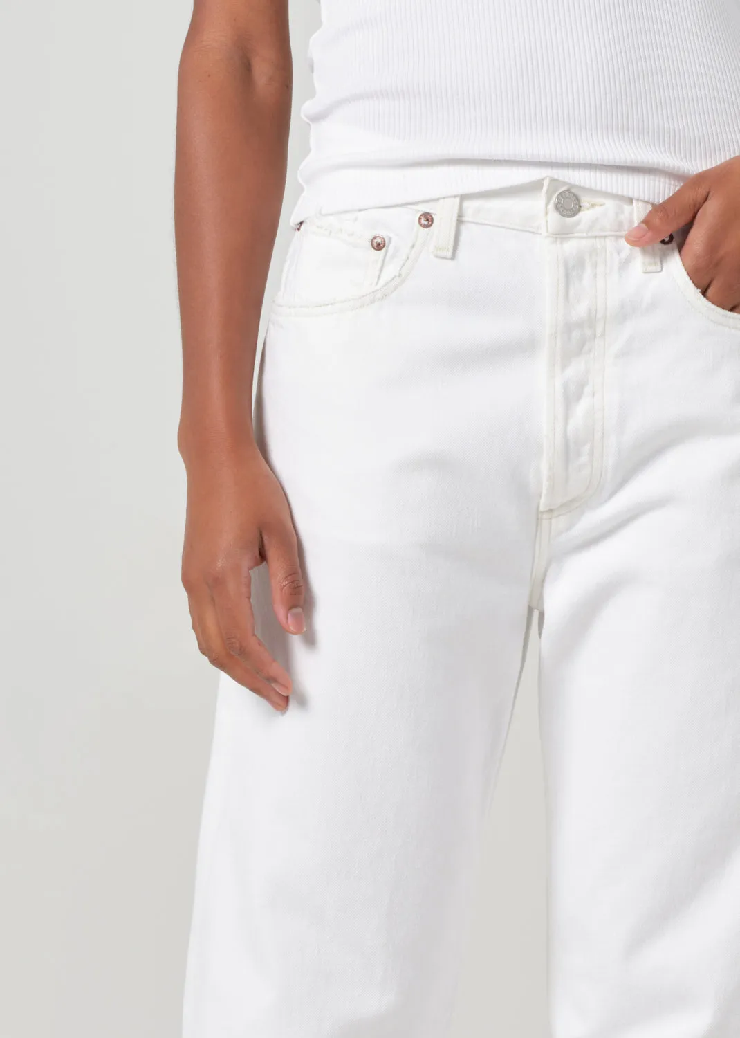 Kelly Jean in Milkshake sold by Agolde product image thumbnail 5