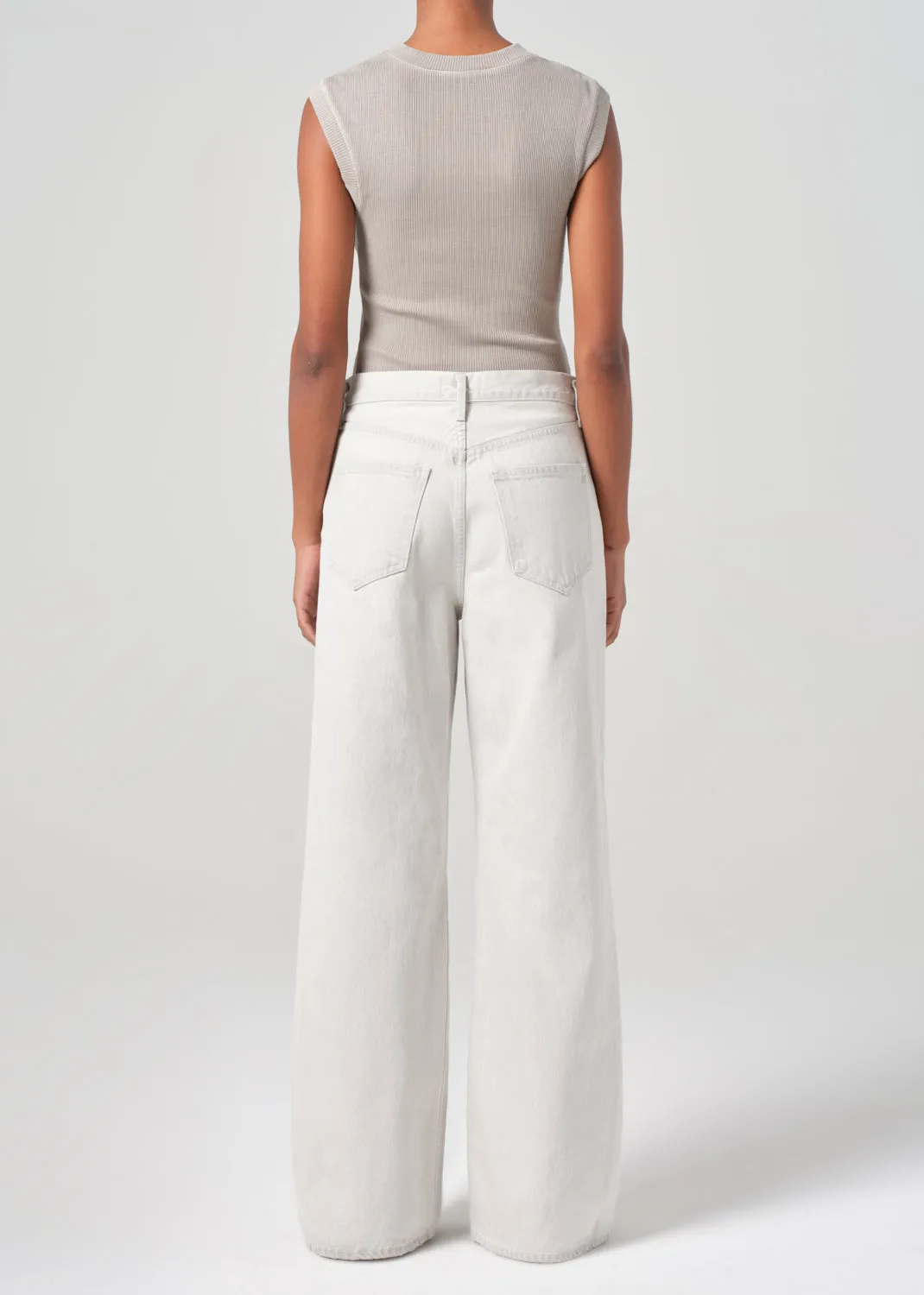 Dame High Rise Wide Leg No Cuff in Colina sold by Agolde product image thumbnail 2