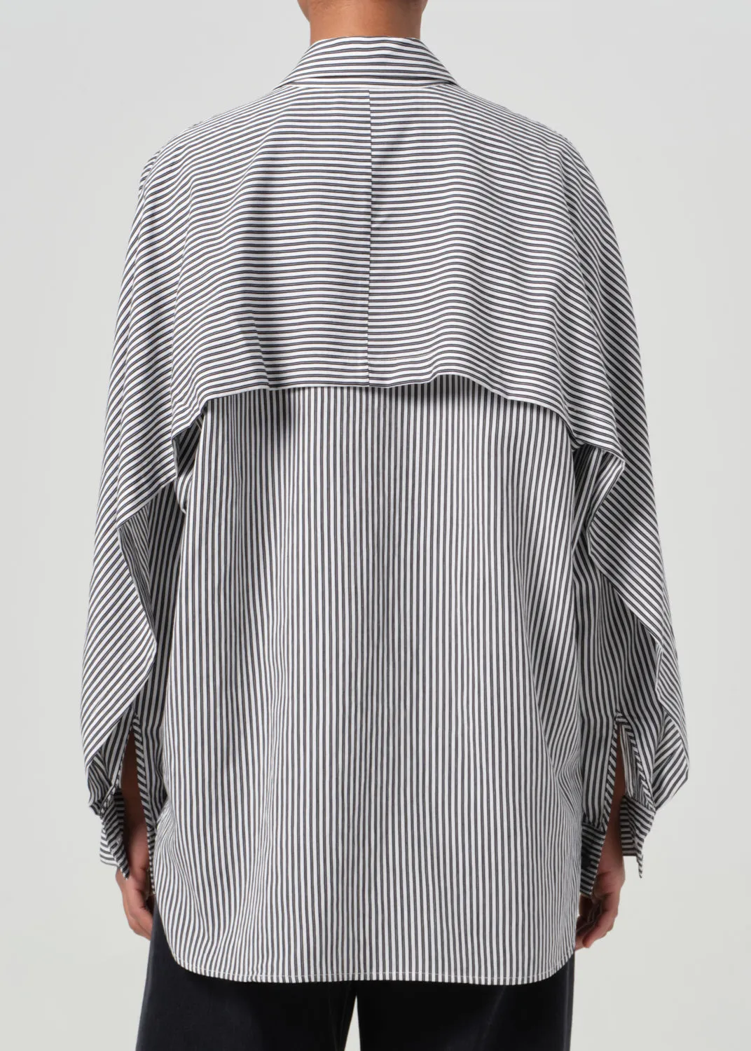 Brona Shirt in Solene Stripe sold by Agolde product image thumbnail 5