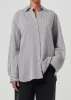 Brona Shirt in Solene Stripe sold by Agolde