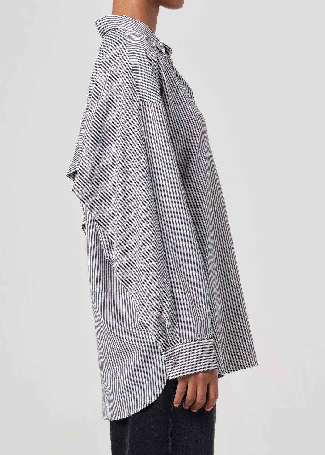 Brona Shirt in Solene Stripe sold by Agolde product image thumbnail 4