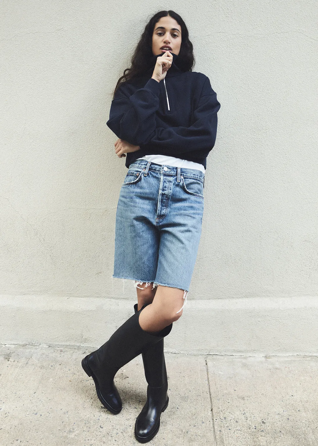 90's Short in Ruin sold by Agolde