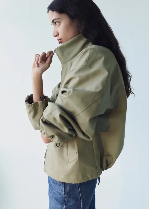 Laurie Jacket in Khaki sold by Agolde