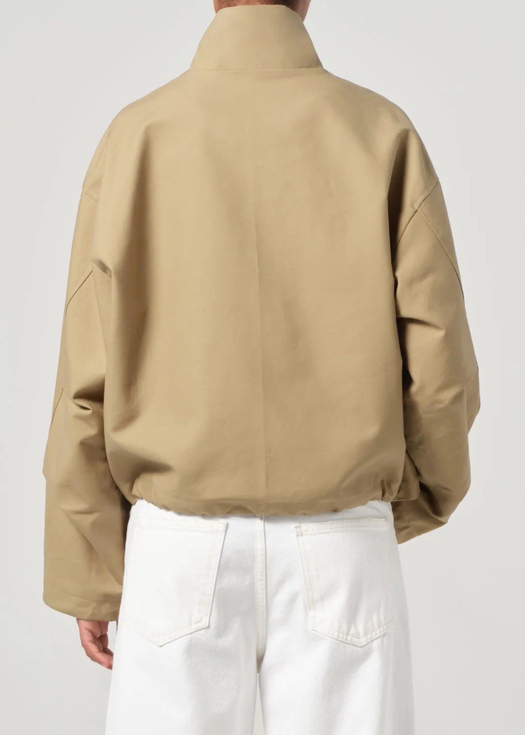 Laurie Jacket in Khaki sold by Agolde product image thumbnail 3
