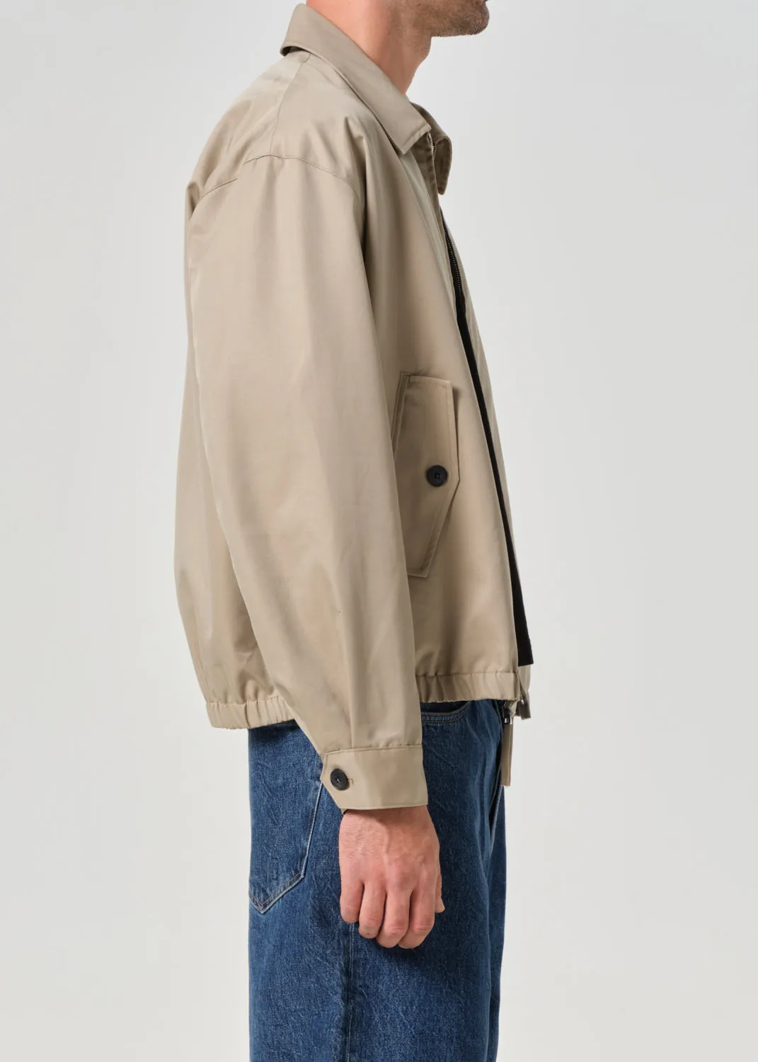Torres Jacket in Khaki sold by Agolde product image thumbnail 5