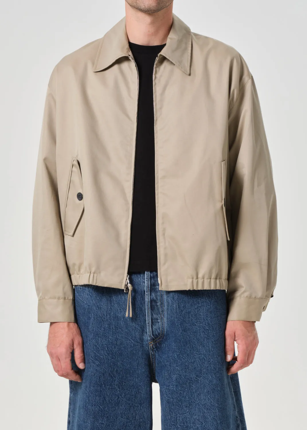 Torres Jacket in Khaki sold by Agolde product image thumbnail 2