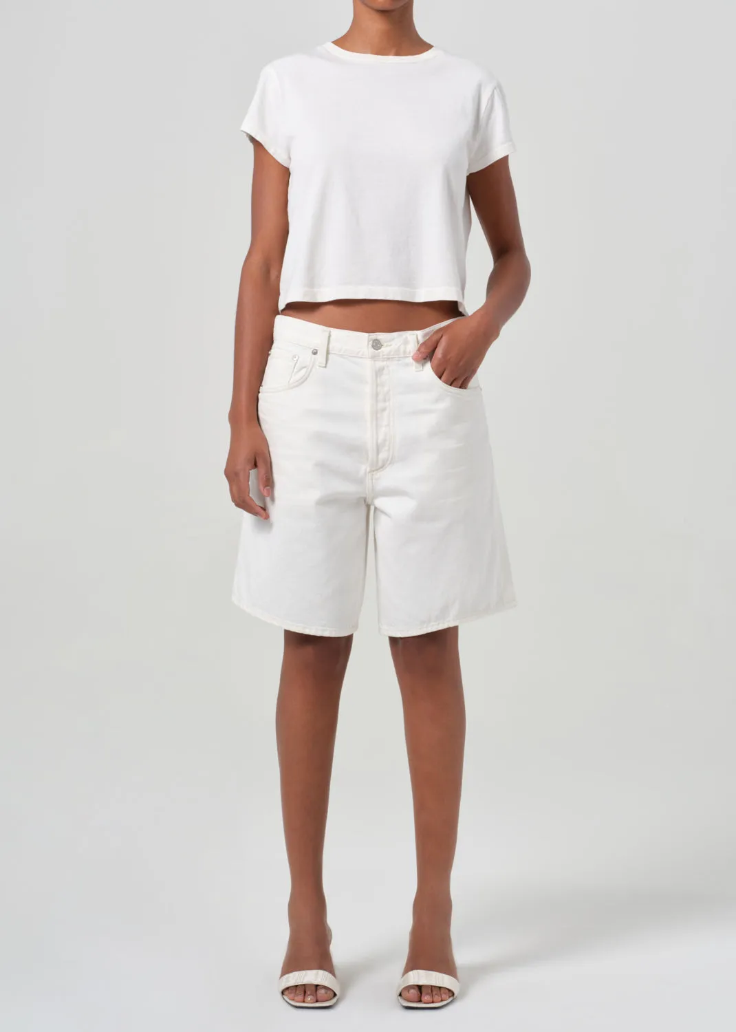 Indra Short in Fortune Cookie sold by Agolde