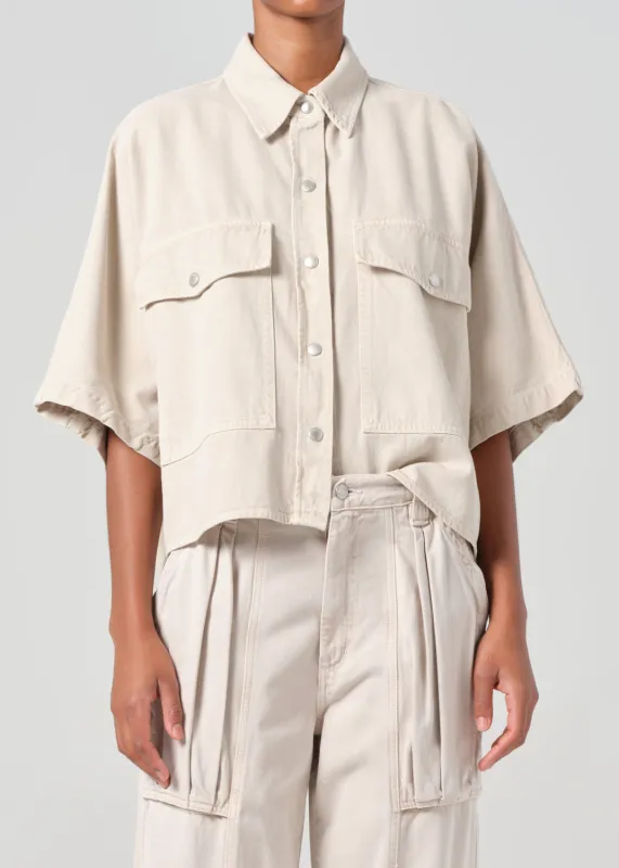 Taron Shirt in Scone sold by Agolde