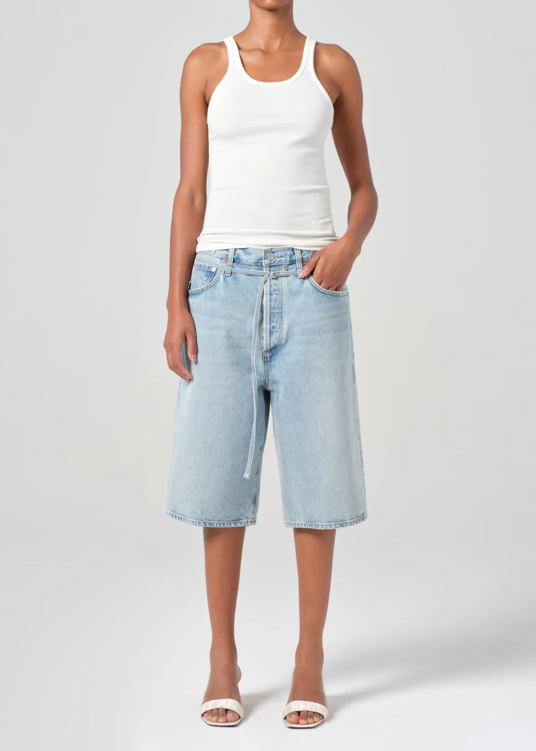 Emmi Short in Replica sold by Agolde