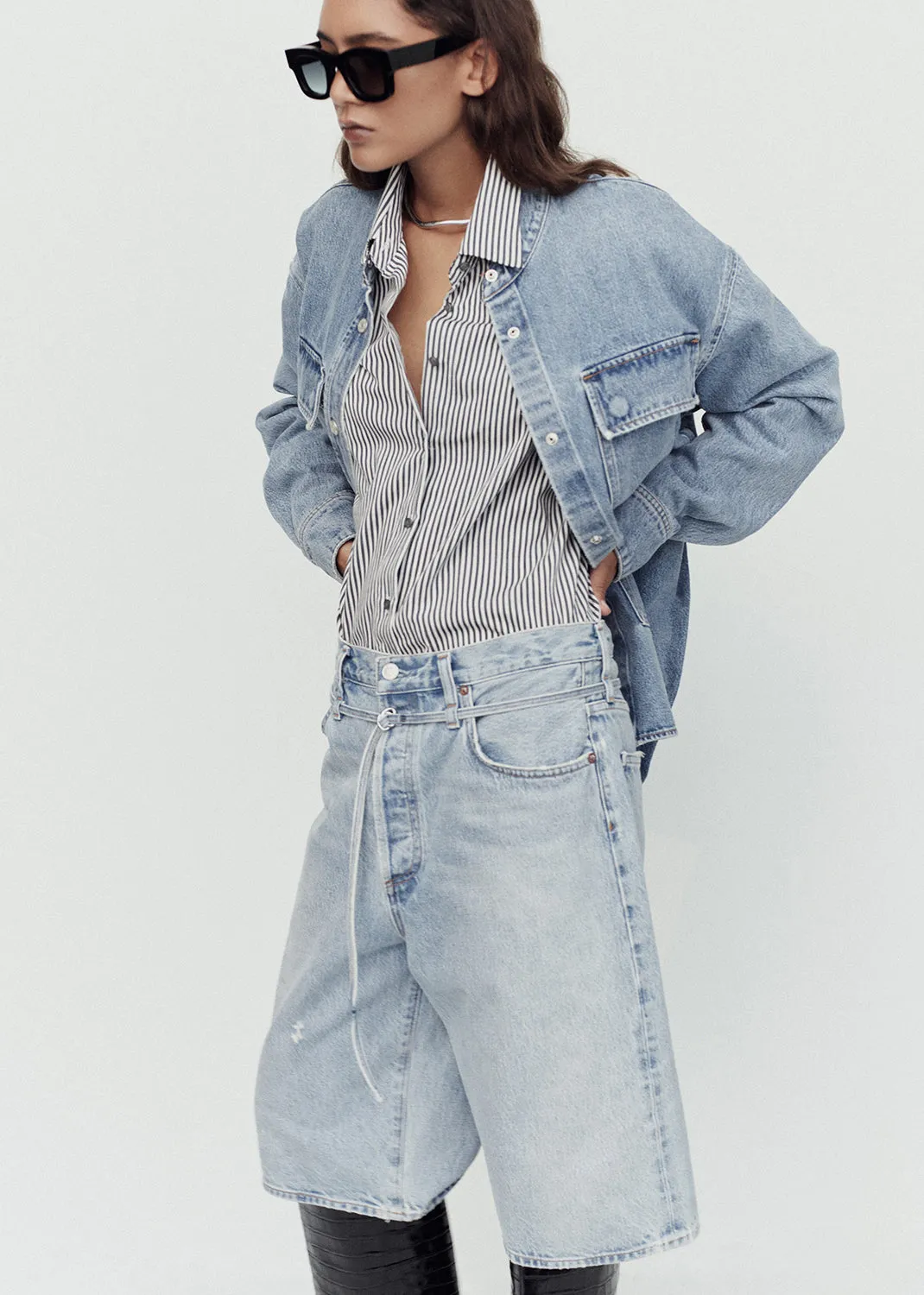 Emmi Short in Replica sold by Agolde product image thumbnail 2