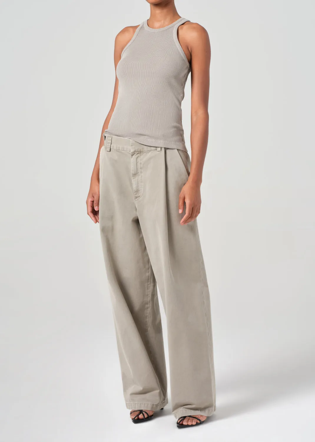 Rayne Tank in Drab sold by Agolde product image thumbnail 3