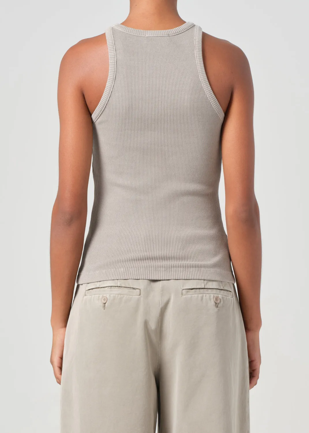 Rayne Tank in Drab sold by Agolde product image thumbnail 2