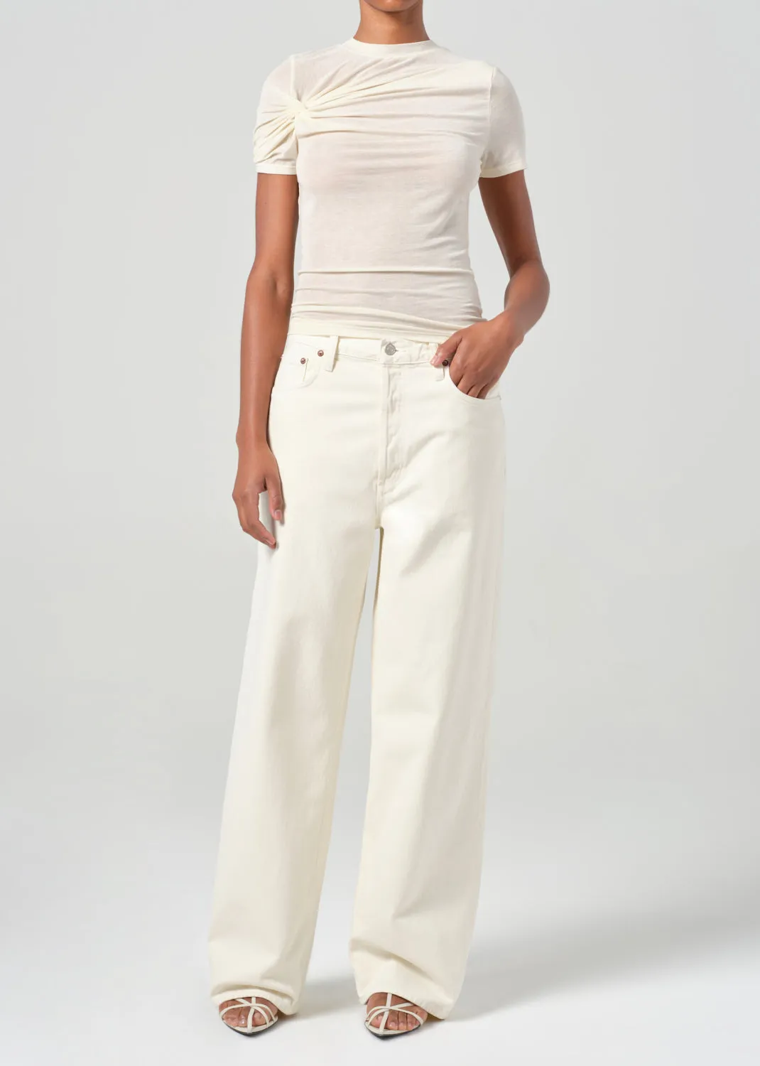 Low Slung Baggy 30.5" in Solar sold by Agolde