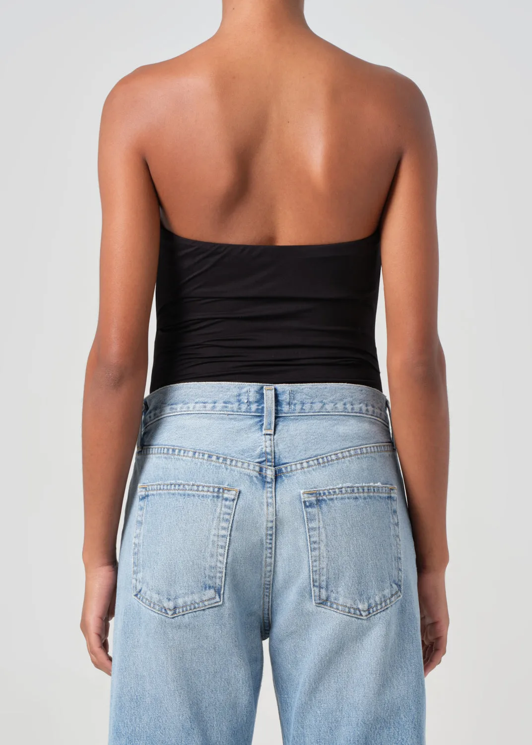 Gwyneth Bodysuit in Black sold by Agolde product image thumbnail 2