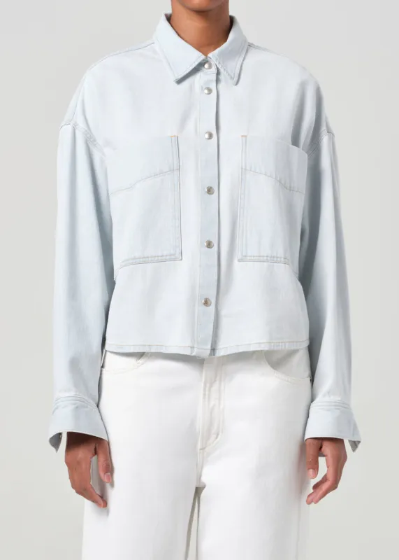 Myah Shirt in Shift sold by Agolde