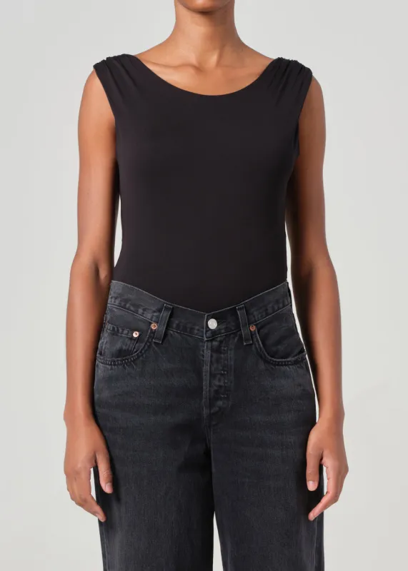 Ara Bodysuit in Black sold by Agolde