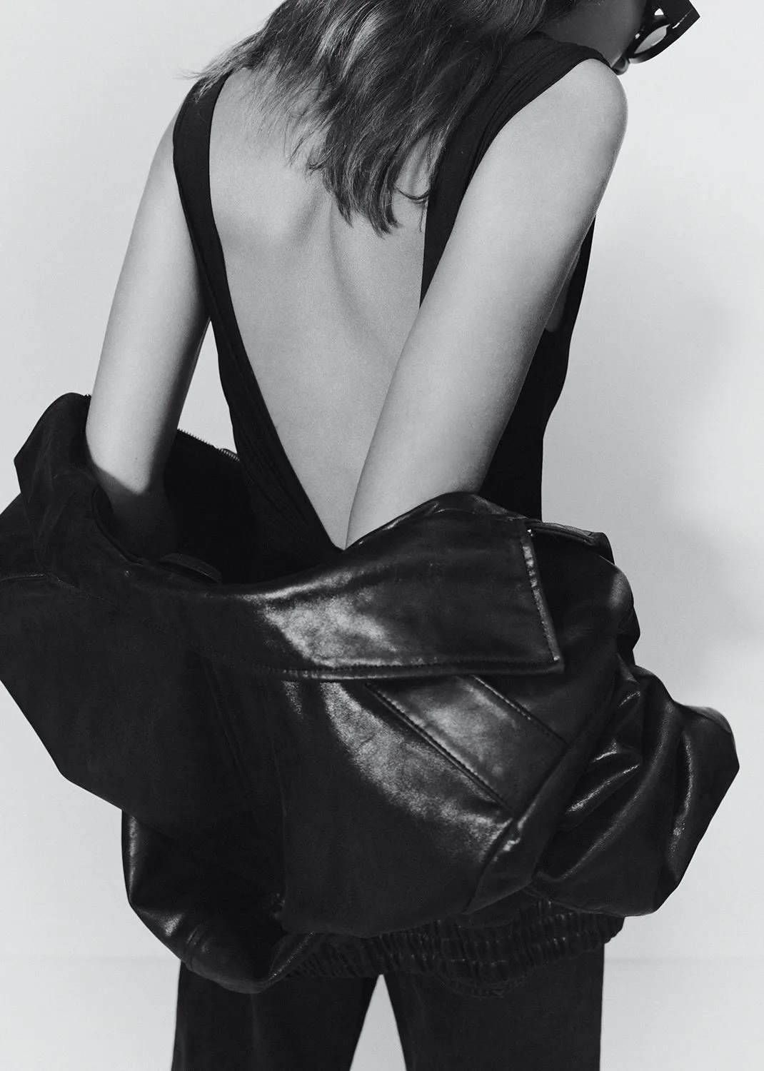 Ara Bodysuit in Black sold by Agolde product image thumbnail 2