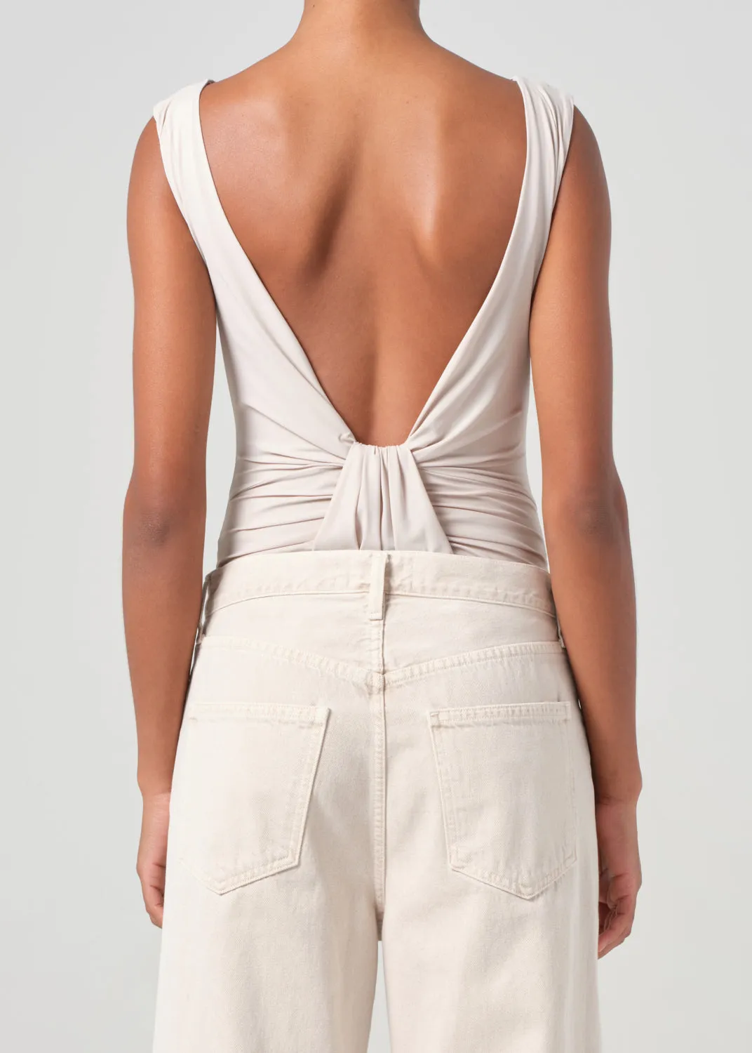 Ara Bodysuit in Buff sold by Agolde product image thumbnail 2