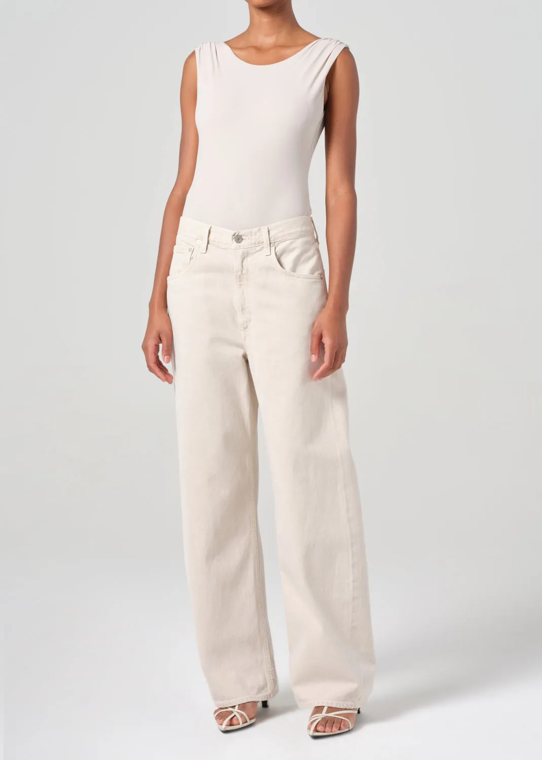 Ara Bodysuit in Buff sold by Agolde product image thumbnail 3