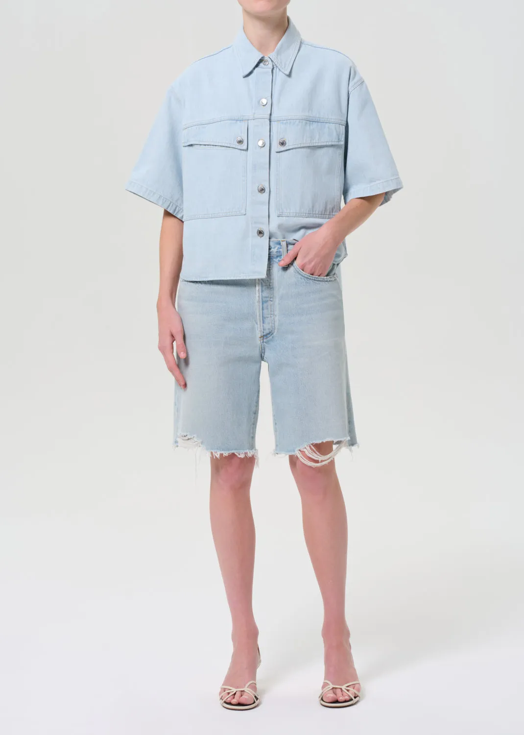 90's Short in Fragment sold by Agolde