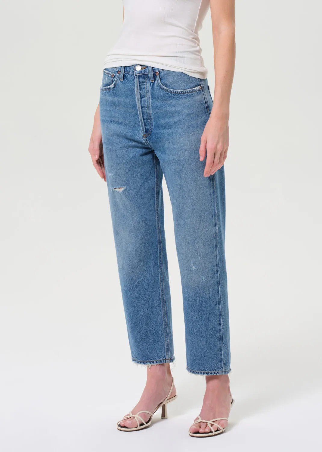 90's Crop Mid Rise Straight in Shrine sold by Agolde product image thumbnail 4