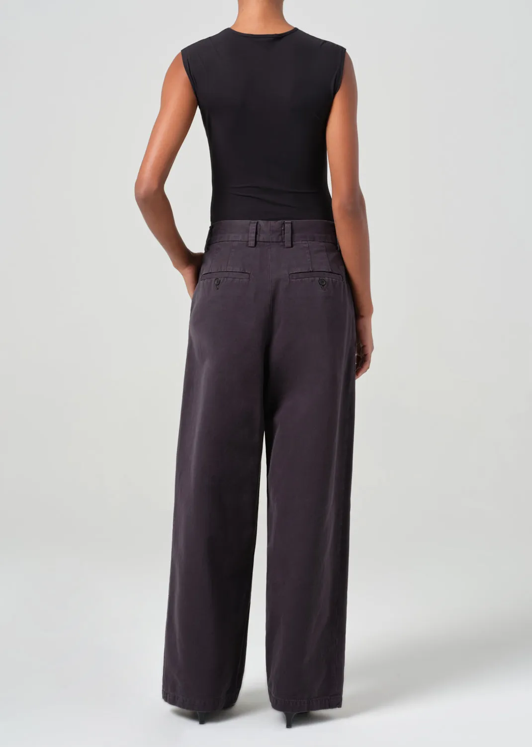 Deryn Pant in Blacktop sold by Agolde product image thumbnail 3