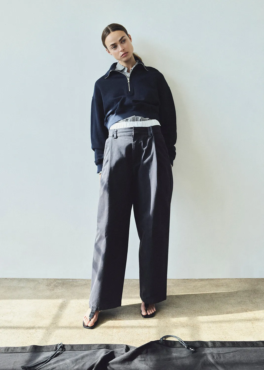 Deryn Pant in Blacktop sold by Agolde product image thumbnail 2