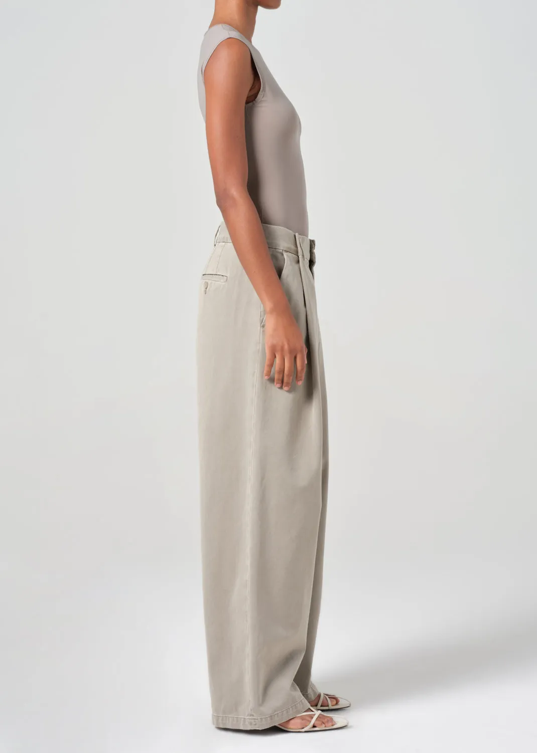 Deryn Pant in Gravel sold by Agolde product image thumbnail 4