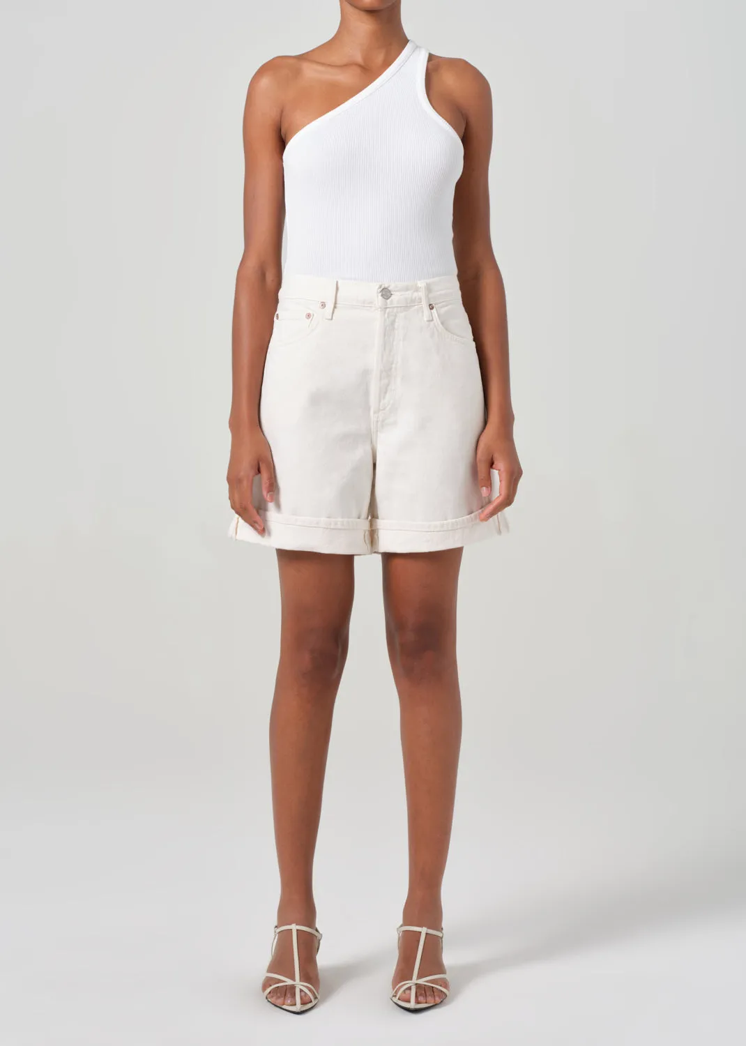 Dame Short in Fortune Cookie sold by Agolde