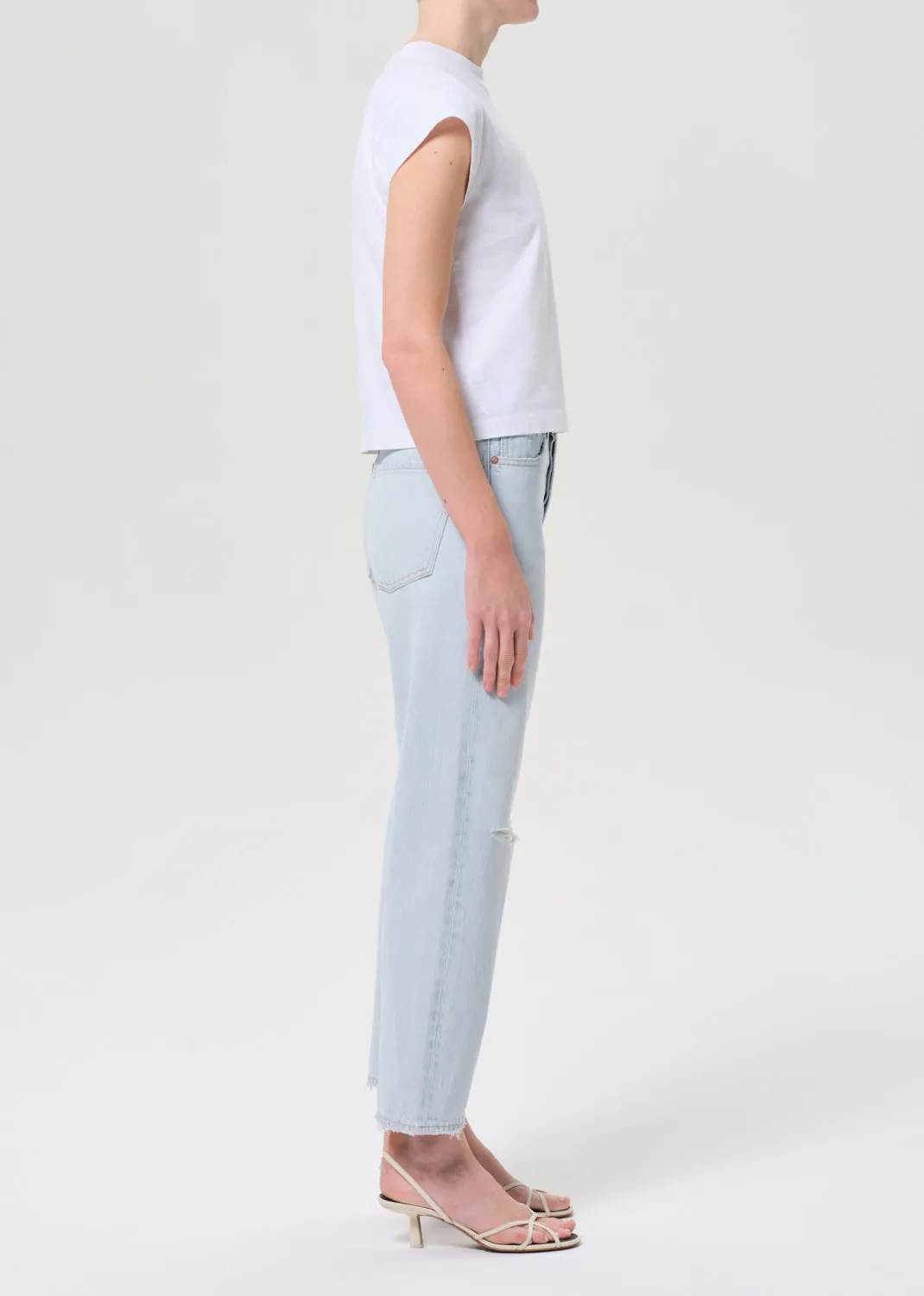 90's Crop Mid Rise Straight in Requiem sold by Agolde product image thumbnail 2