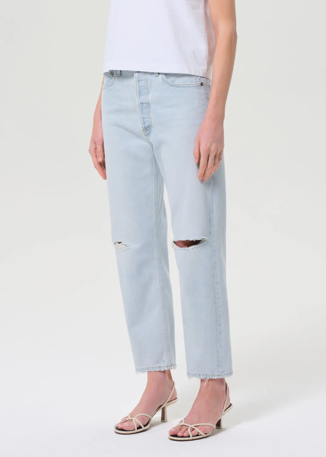 90's Crop Mid Rise Straight in Requiem sold by Agolde product image thumbnail 4