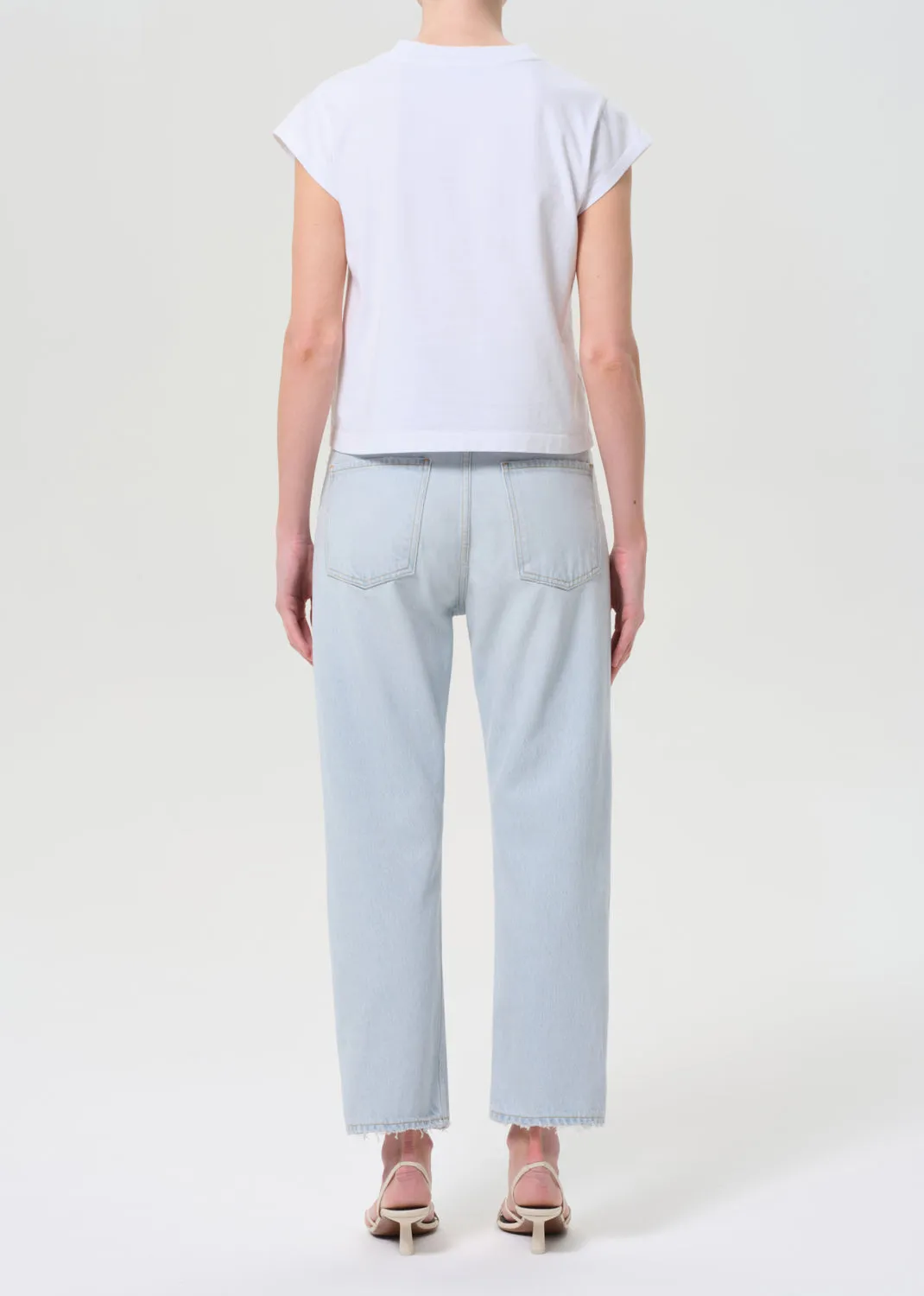 90's Crop Mid Rise Straight in Requiem sold by Agolde product image thumbnail 3