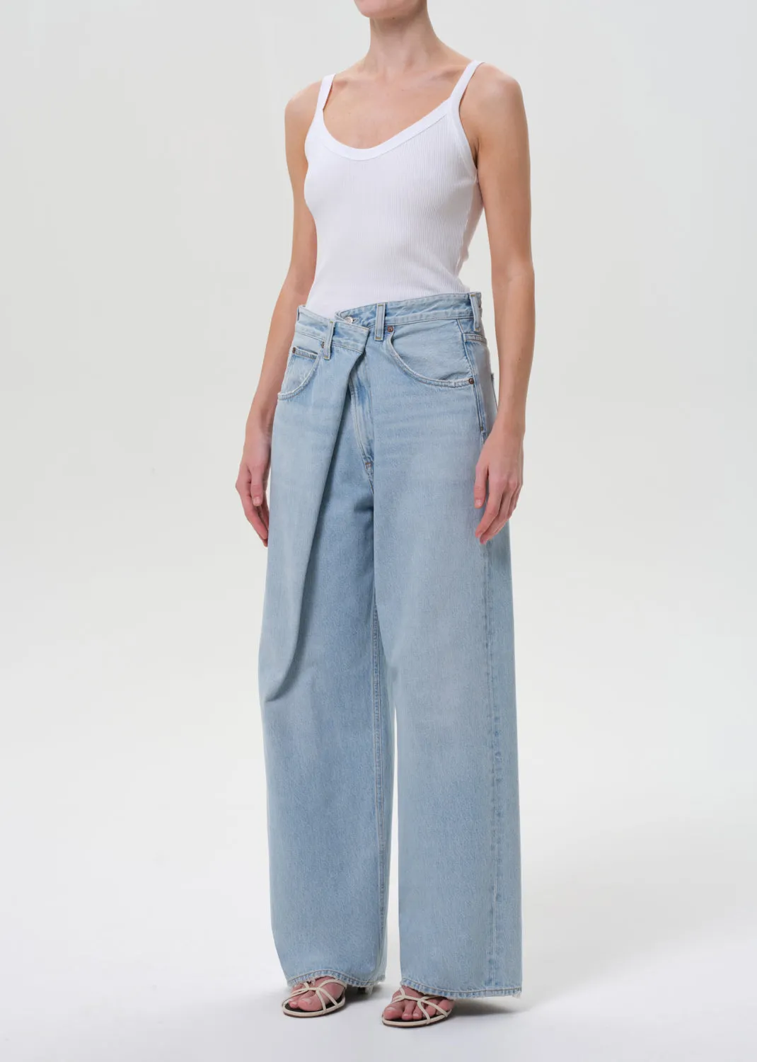 Jordan Tank in White sold by Agolde product image thumbnail 4