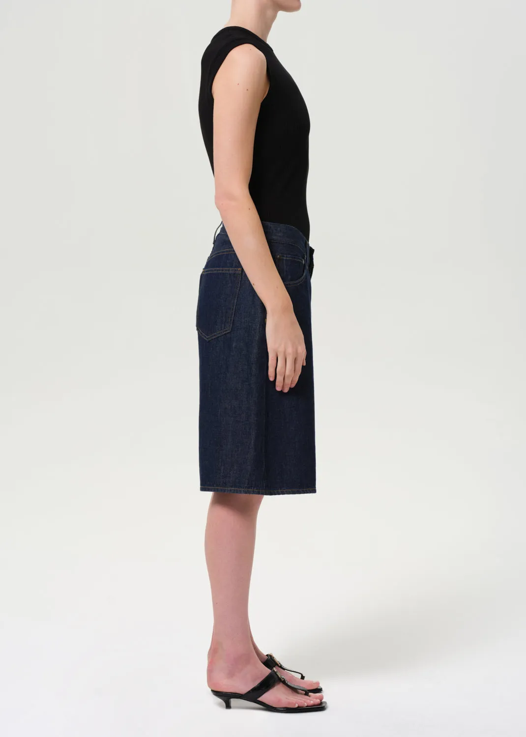 Baggy V-Short in Pure sold by Agolde product image thumbnail 3