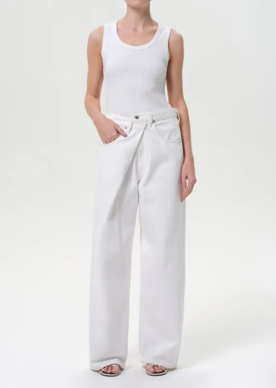 Vana Fold Jean in Milkshake sold by Agolde