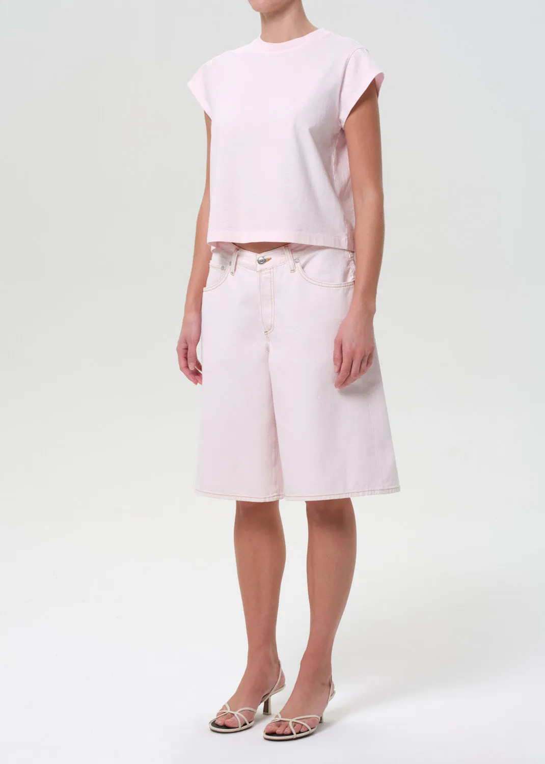 Bryce Cap Sleeve Tee in Cosmos sold by Agolde product image thumbnail 4